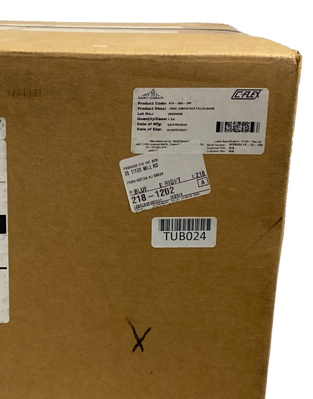 Saint-Gobain Translucent C-Flex TPE Tubing 1/4" x 7/16" x 300' 374-250-3M gallery