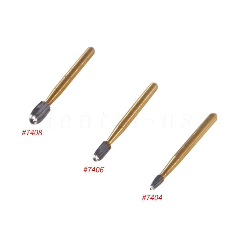 Dental Carbide Burs Trimming & Finishing Egg Football FG 7404 7406 7408 gallery
