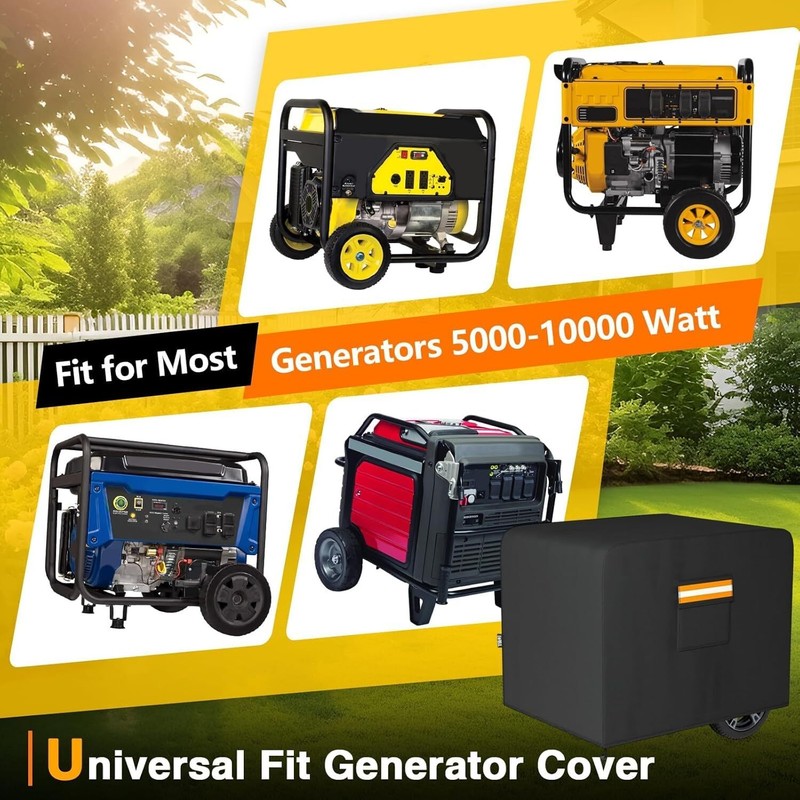 Generator Cover for Most Generators 5000-10000 Watt 32’’L x 24’’W x 24’’H gallery