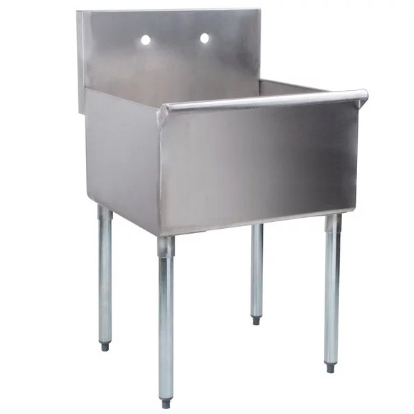 24" x24" x 14 Stainless Steel Commercial Utility Sink Prep Hand Wash Laundry Tub gallery