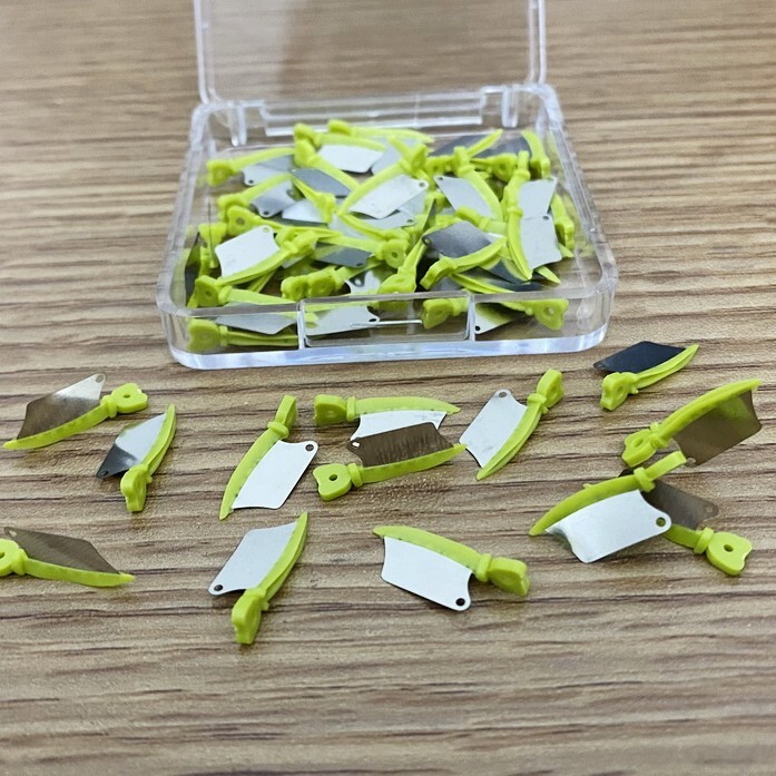 50PCS Dental Matrix Fender Wedges Prep Interproximal Diastema Wedge Guard L/M/S gallery