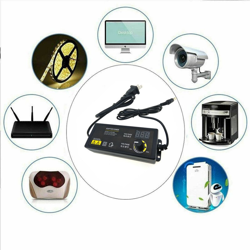 60W Power Supply DC 3V~24V Adjustable Variable Universal Switching AC/DC Adapter gallery
