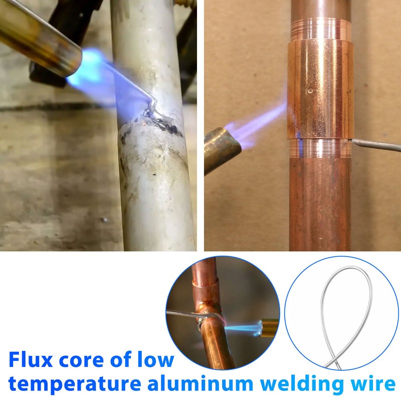 20Pcs Aluminum Melt Welding Rods Low-Temperature Flux-Cored Wire Brazing 1.6mm gallery
