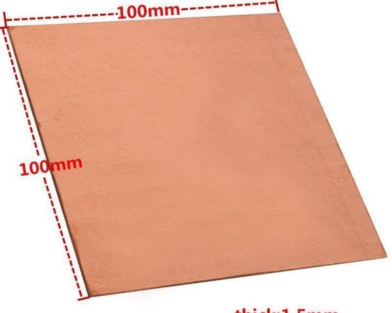99.9% Pure Copper Metal Plate, Copper Skin, Copper Foil Thickness 0.1mm To 5mm gallery