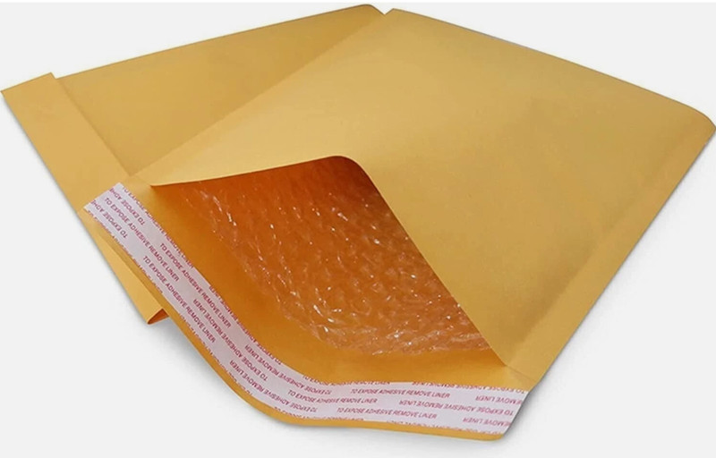 250 #0 6x10 Kraft Paper Padded Bubble Envelopes Mailers Shipping Case 6''x10'' gallery