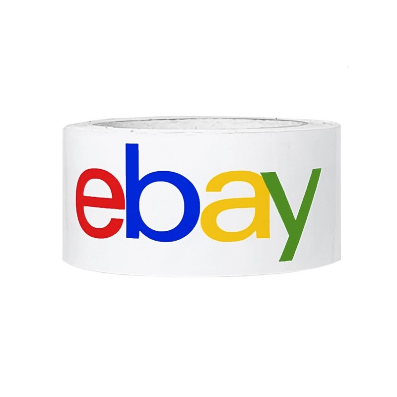 1 NEW roll EBAY Packaging Tape – Color Logo 2″ x 75 yards Sbx