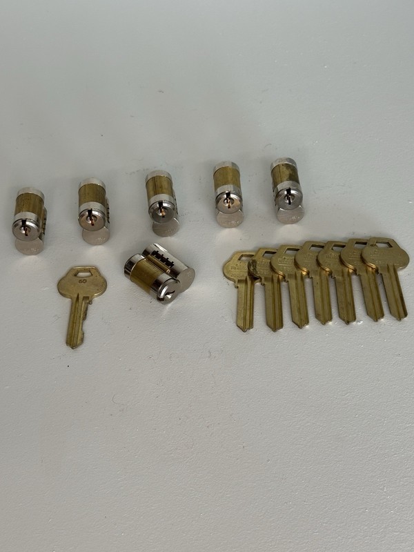 Corbin Russwin CR8000-626-60 LFIC, 6-Pin Core 60 Keyway, 0-Bitted, Satin Chrome