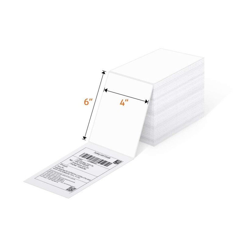 For Rollo & Zebra Fanfold 4x6 Perforated Direct Thermal Address Shipping Labels gallery