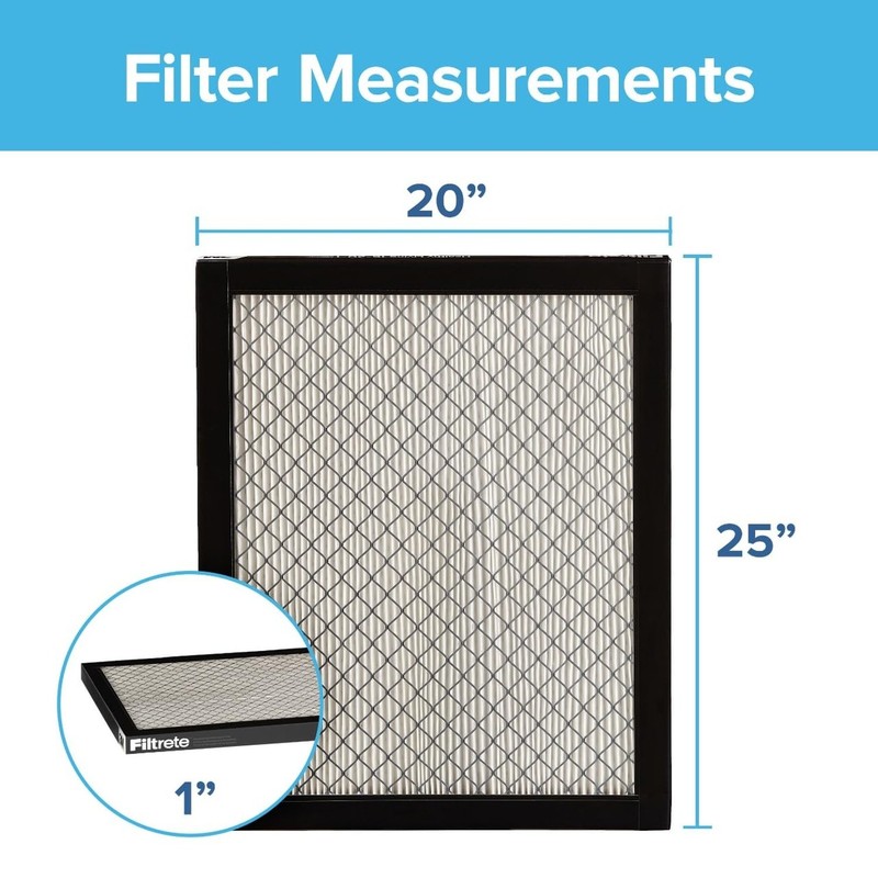 Filtrete 20x25x1 Air Filter MERV 14, MPR 2800 Healthy Living Ultrafine Partic... gallery