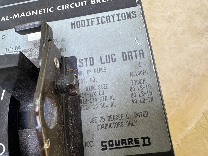 SQUARE D Thermal Magnetic Circuit Breaker FAL34060 60 Amp gallery