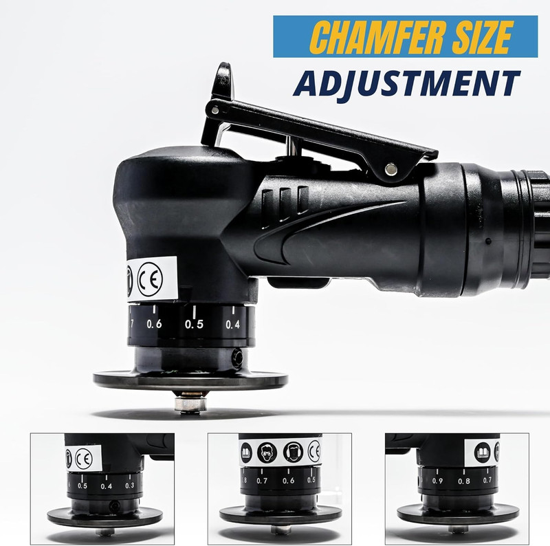 Mini Chamfering Tool 45 Degree Handheld Metal Deburring Trimming Chamfering Mach gallery