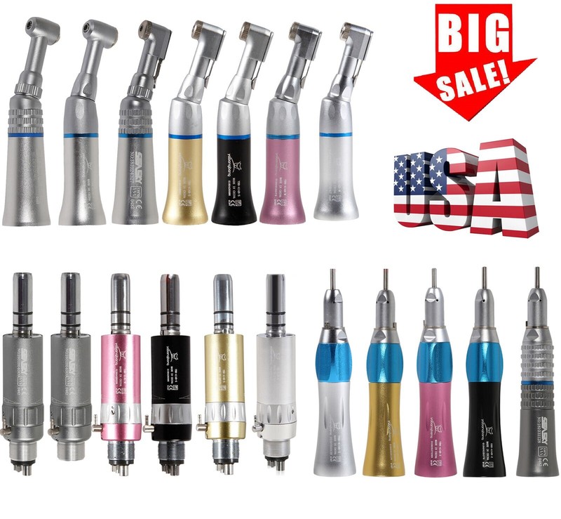 Slow Speed Dental Handpiece Nosecone/contra angle/ air motor NSK style colorful gallery