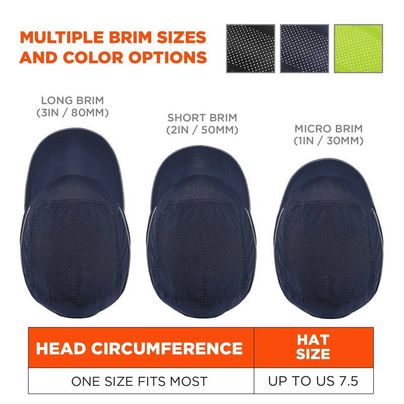 Ergodyne - 23336 Skullerz 8955 Lightweight Bump Cap Baseball Hat Style gallery