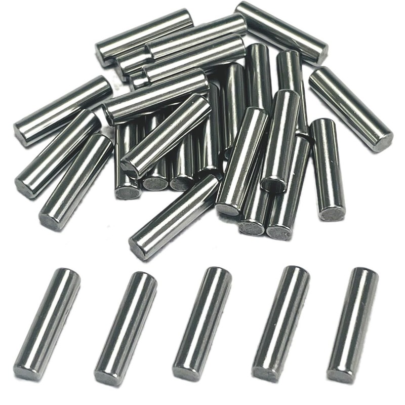 30PCS 1/8 X 1/2 Dowel Pins,1/8 Inch X 1/2 Inch Metal Dowel Pins,Shelf Pegs