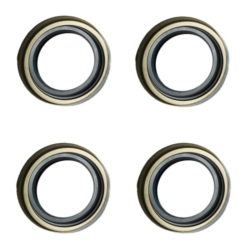 4-Pack Grease Seals – 2.125″ ID x 3.376″ OD – Fits 5,200–6,000 lb Trailer Axles