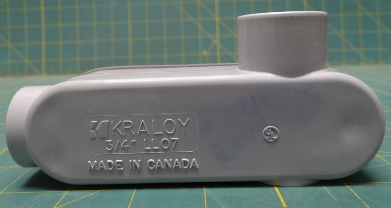 Kraloy LR07 PVC Condulet Cover 3/4-Inch gallery