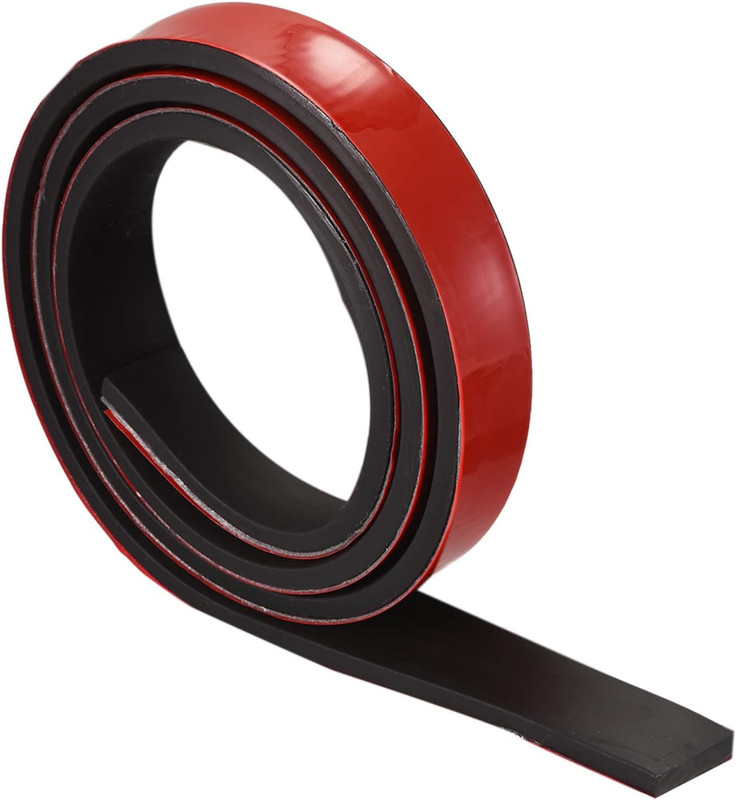 Adhesive Rubber Sheet Rolls 1/4″ T X 0.39″ W X 39.37″ L, Neoprene Back Solid Rub