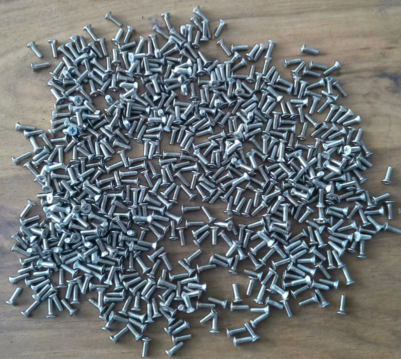 @700 Phillips Flat Stainless Steel M2.5-0.45x8mm ISO 7046 Free US Shipping