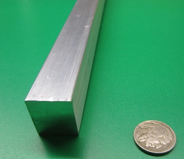 6063 T5 Aluminum Bar, 7/8" (.875") Thick x 1.0" Wide x 48" Length gallery