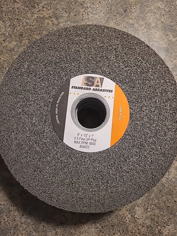 6″ X 1/2″ X 1″ 9S FINE LIGHT DEBURRING WHEEL STANDARD ABRASIVES Lot Of 4
