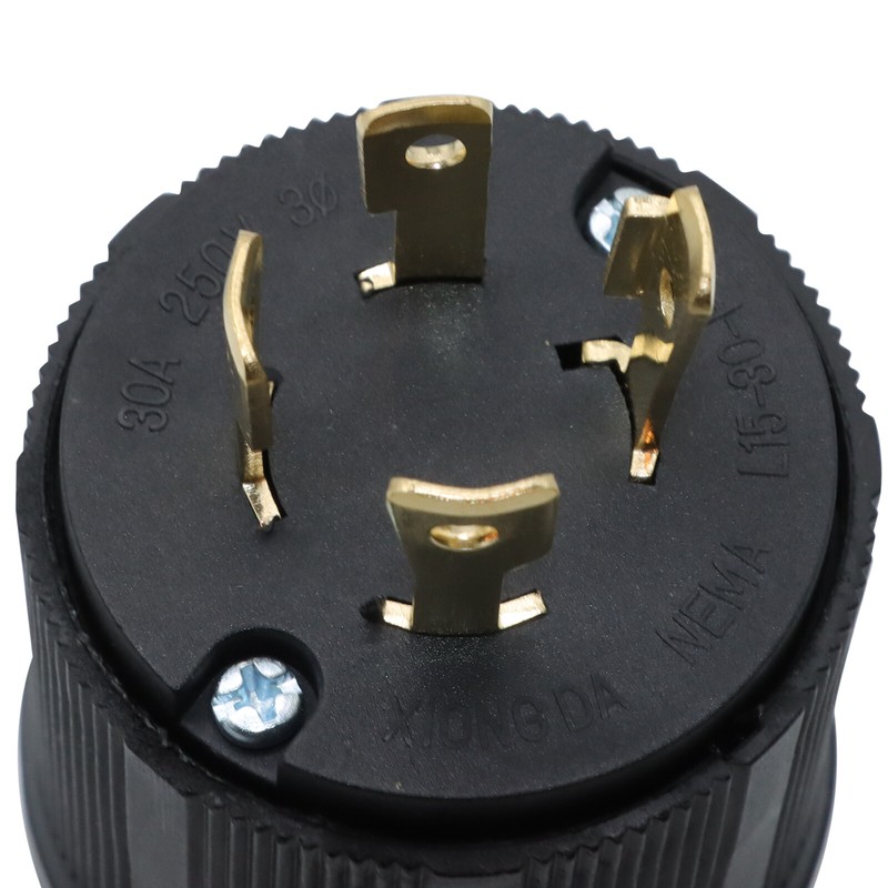 5PCS For NEMA L15-30P Male Plug 30A 250V Locking Generator Plug L15-30 gallery
