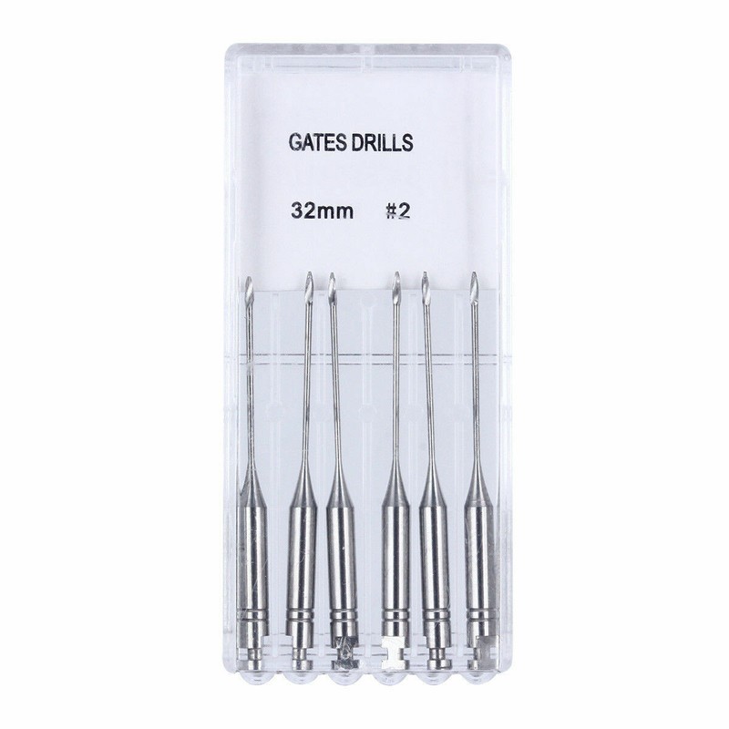 Dental Endodontic Root Canal Engine Use Peeso Reamers/Gates Drills 28/32mm #1-#6 gallery