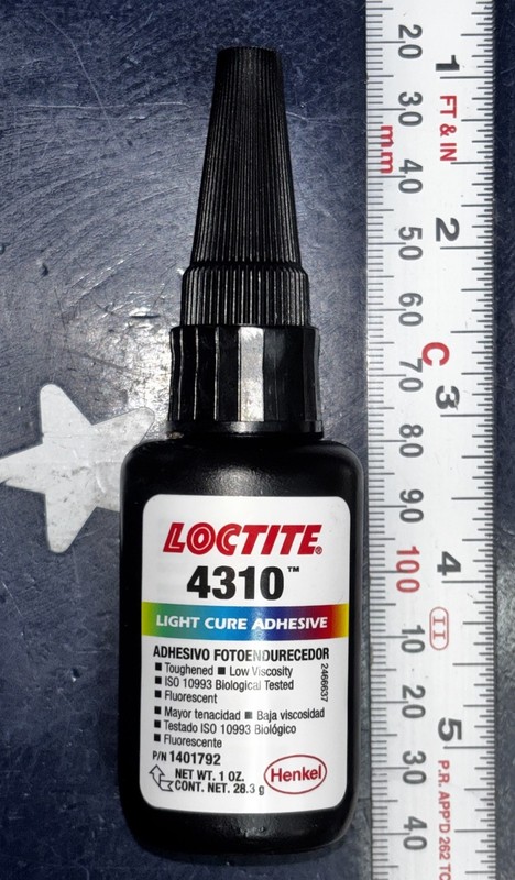 Loctite 4310 Light Cure Adhesive 1 OZ 28.3g 1401792 gallery