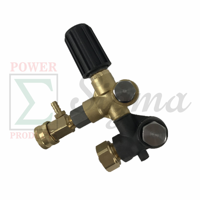 Sigma Bolt On Unloader W/ Injector 8-0635 For Mi-T-M 8-0632 Pressure Washer Pump
