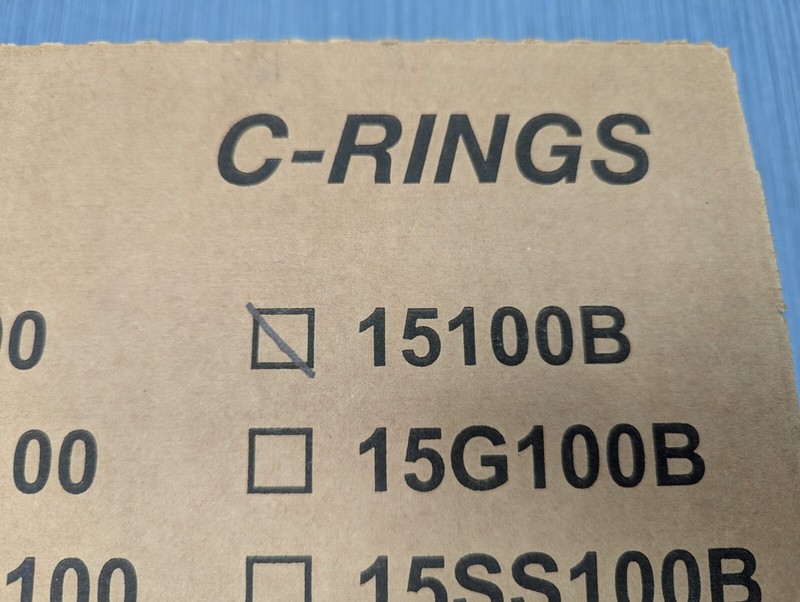 10,000 x 3/4" 15100B 15 Gauge C-Rings Blunt Point Hog Ring Made In USA gallery