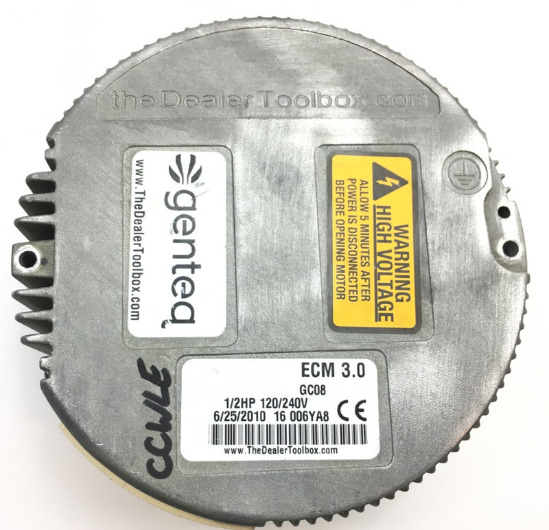 Genteq ECM 3.0 GC08 Module Only 1/2HP 120/240V CCWLE used #W750 gallery