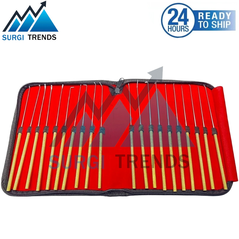 Hardy Pituitary Neuro Curettes Set Of 20 Surgical Instruments Transsphenoidal