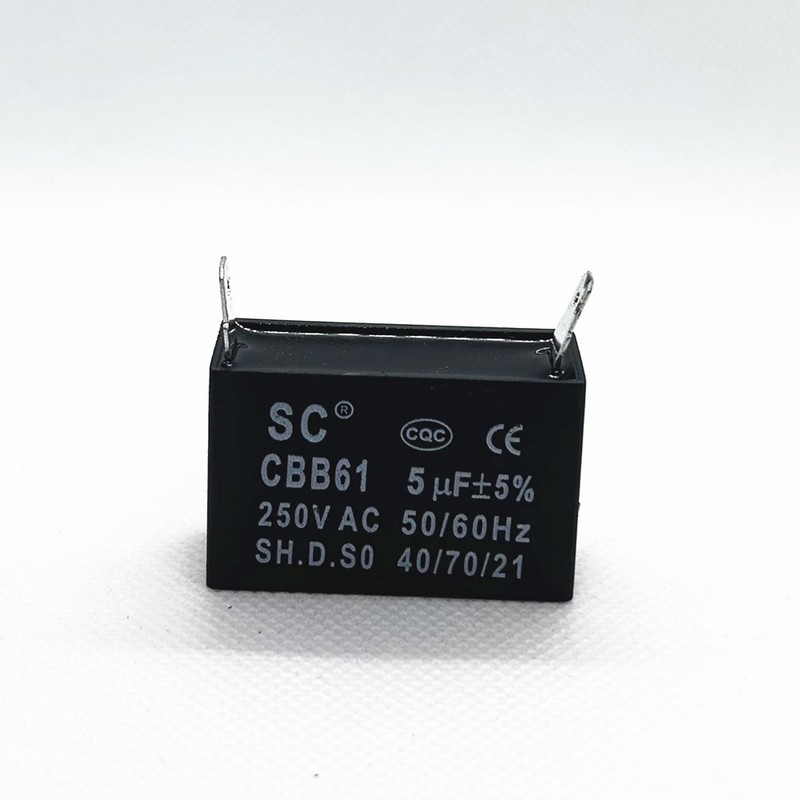 CBB61 250V Capacitor 250 VAC 4/5/6/8/10/12/15/20/24/25 UF 2 PINS