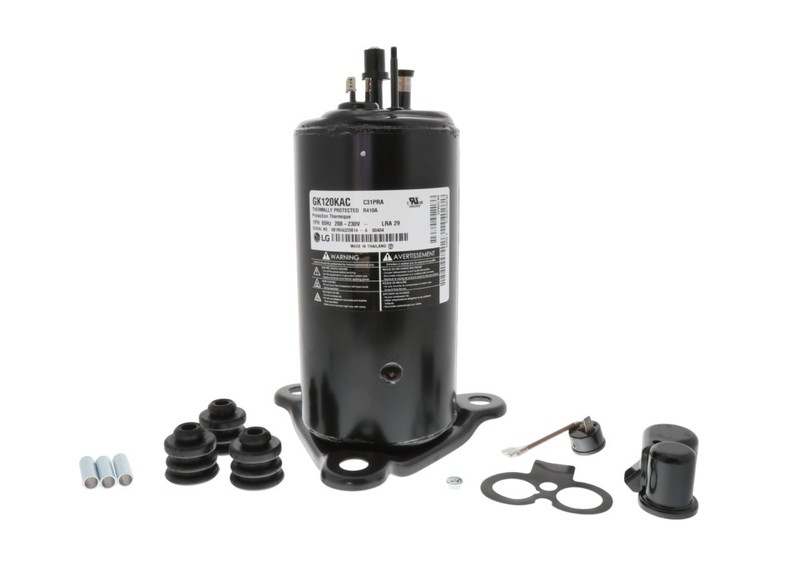 LG GK120KAC Rotary Compressor 12,000 BTU208-230V R410A Replacement for PTAC / AC