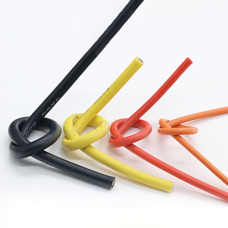 Silicone Cable Flexible Wire 8/10/12/14/16/18/20/22-30AWG Various Colours Wire gallery