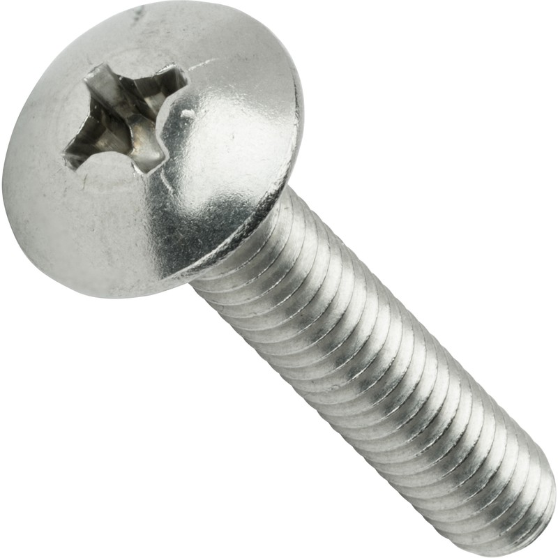 1/4-20 x 5/8″ Phillips Truss Head Machine Screws Stainless Steel 18-8 Qty 500