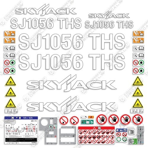 Fits SkyJack SJ1056THS Decal Kit Telehandler (FULL KIT) – 7 YEAR 3M Vinyl!