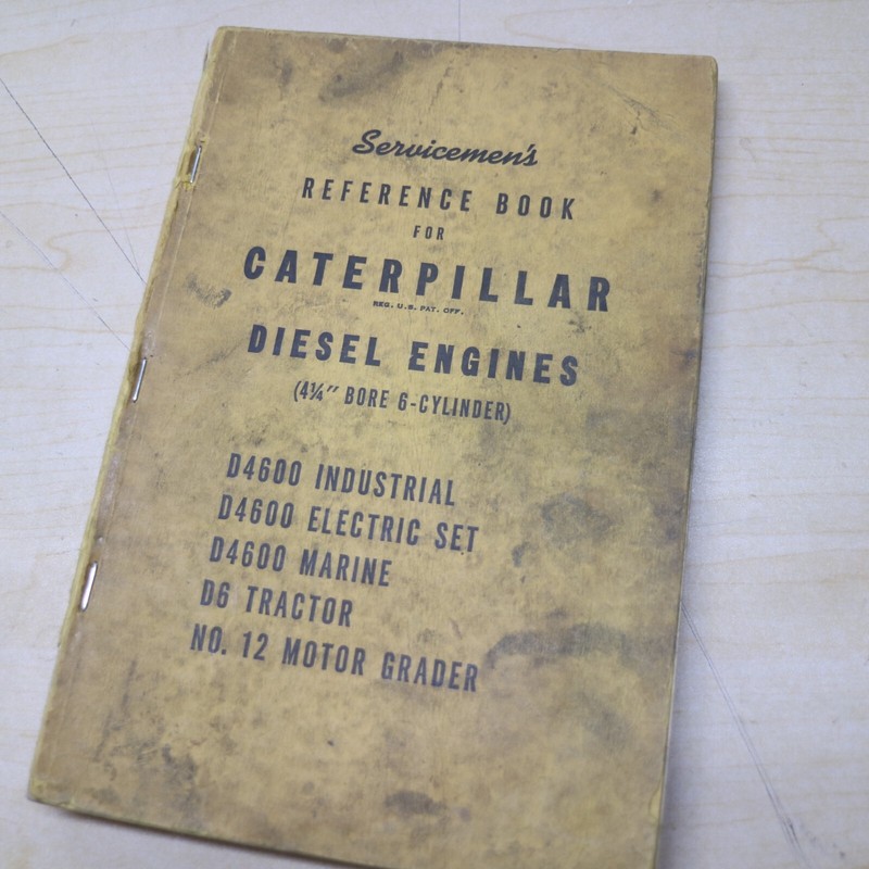 CAT Caterpillar D6 Tractor Crawler 12 Grader Repair shop Service Manual D4600
