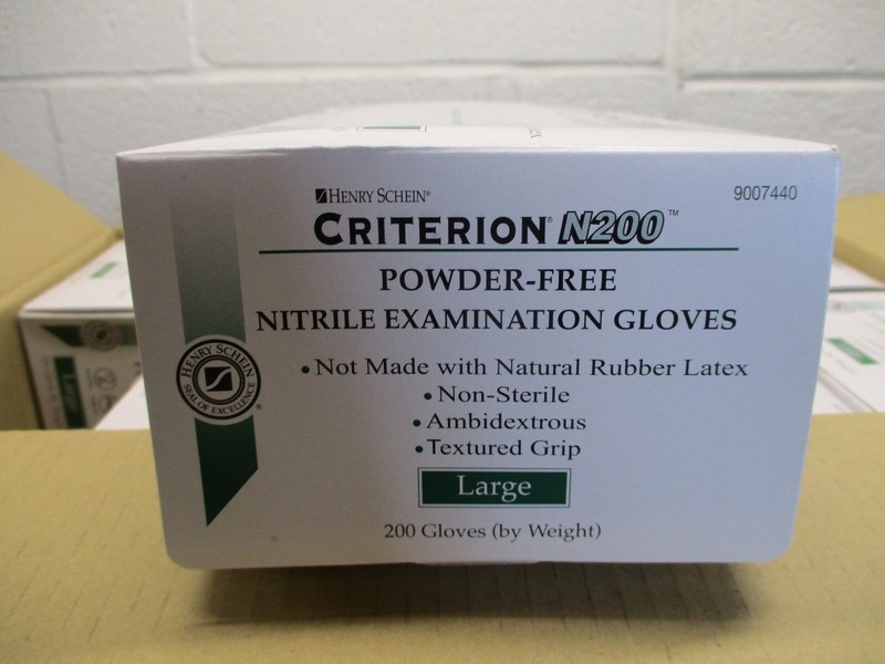CASE OF 10 BOXES 200 PER CRITERION N200 LARGE 9007440 POWDER FREE EXAM GLOVES gallery