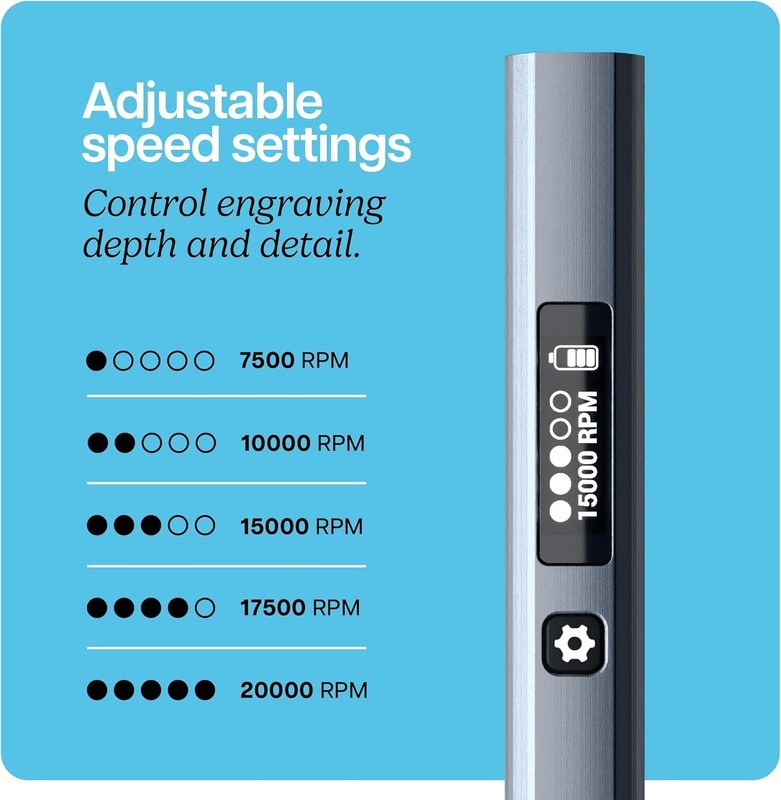 EtchMate Engraving Pen for Metal, Wood, Glass, Plastic & All Materials - Engr... gallery