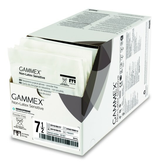*200-Pairs* Gammex Sensoprene Non-Latex Sensitive Sterile Size-8 Gloves 20277280 gallery