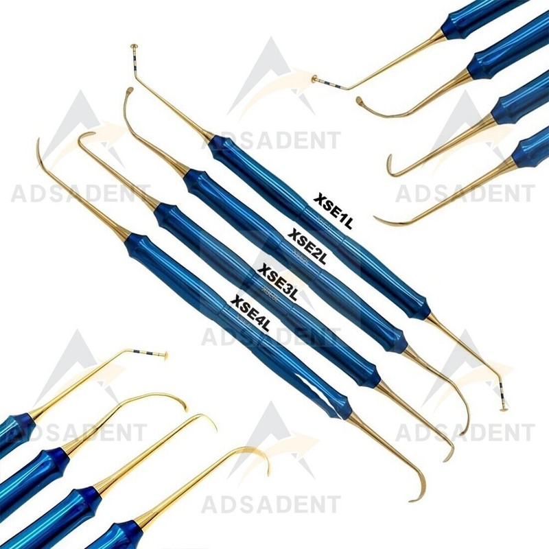 Set of 4 Sinus Lift Dental Implant Instruments Kit