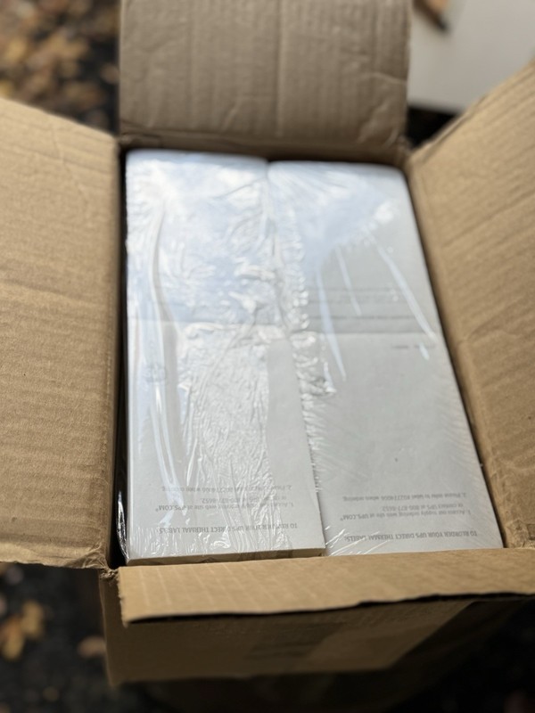 6000 Blank 4 x 6 Direct Thermal Fanfold Peel & Stick UPS Shipping Labels Bulk gallery