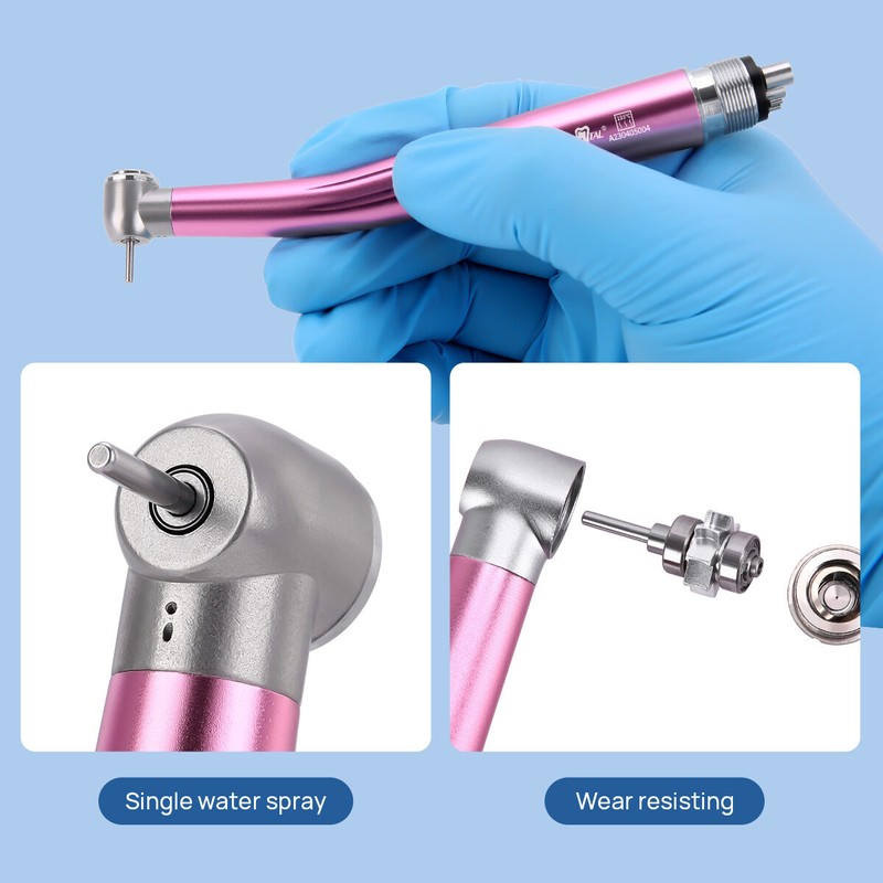 Dental Pink Color High and Low Speed Handpiece Kit gallery