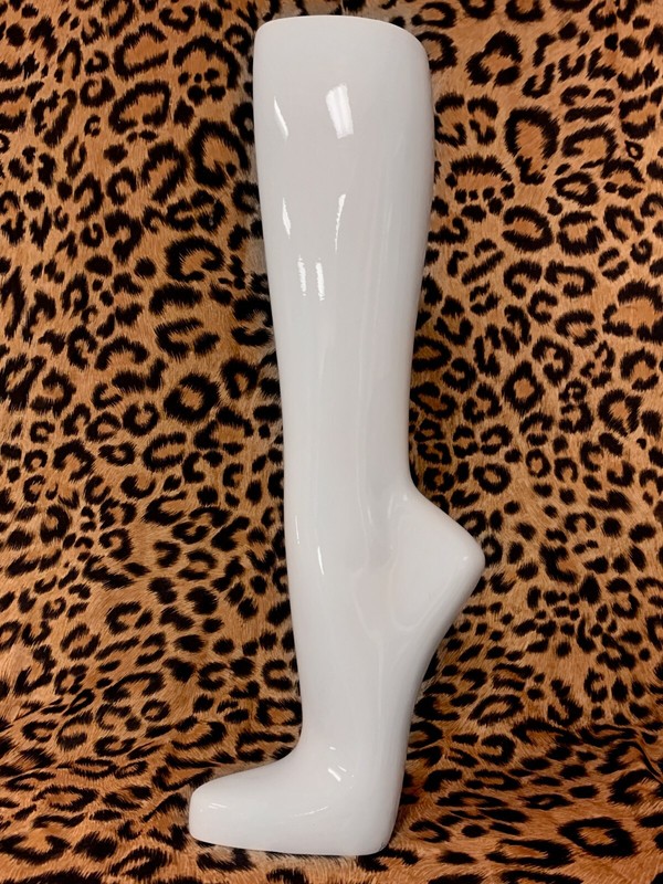 Modern Female Mannequin Weighted Leg Counter Boot Stocking Display Fetish Oddity