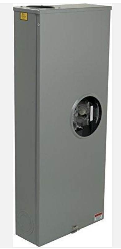 Square D UTH4330T 320A Ringless Meter Socket Single Phase 600V
