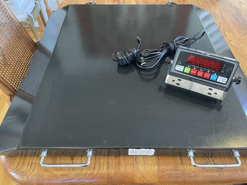 Prime Scales PS-1000WCS Ultra Portable Wheelchair Scale 31″Wx33″Lx2.5″H