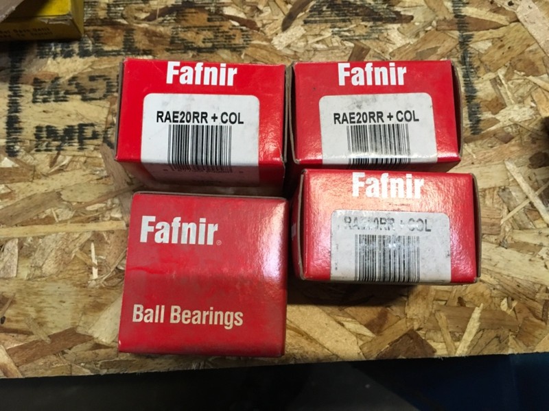 LOT OF 4-FAFNIR-Bearings #RAE20RR+COL, 30 day warranty, free shipping lower 48! gallery