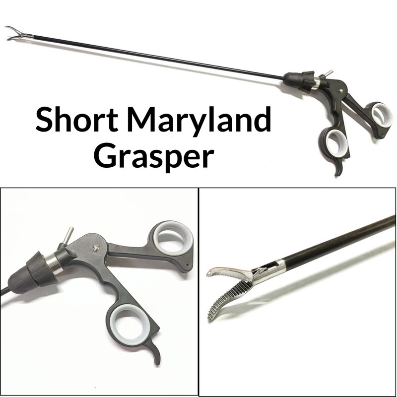 SS Short Maryland Store-Type Grasper Laparoscopy Reusable Surgical Instrument CE