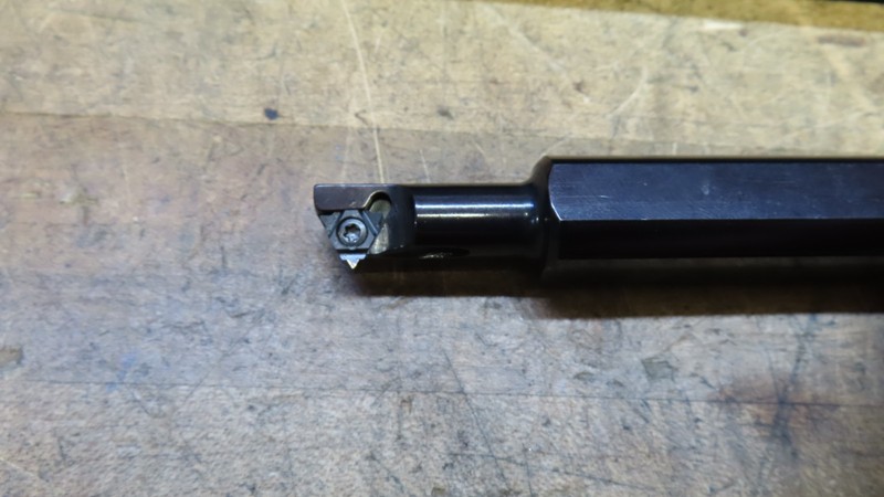 Vardex AVRC 044-2U indexable threading boring bar 3/4" coolant thru RH 7" OAL gallery