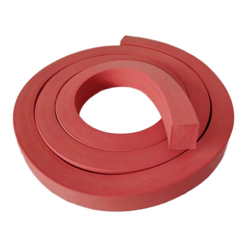 Red Silicone rubber sponge strip Closed Cell Square Foam Backer Rod Seal 3-50mm gallery